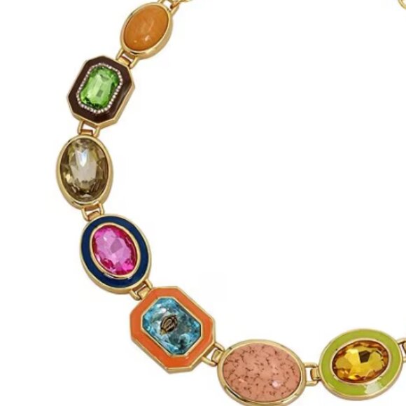 KURT GEIGER LONDON Signature Stone Gem Necklace - Picture 4 of 11